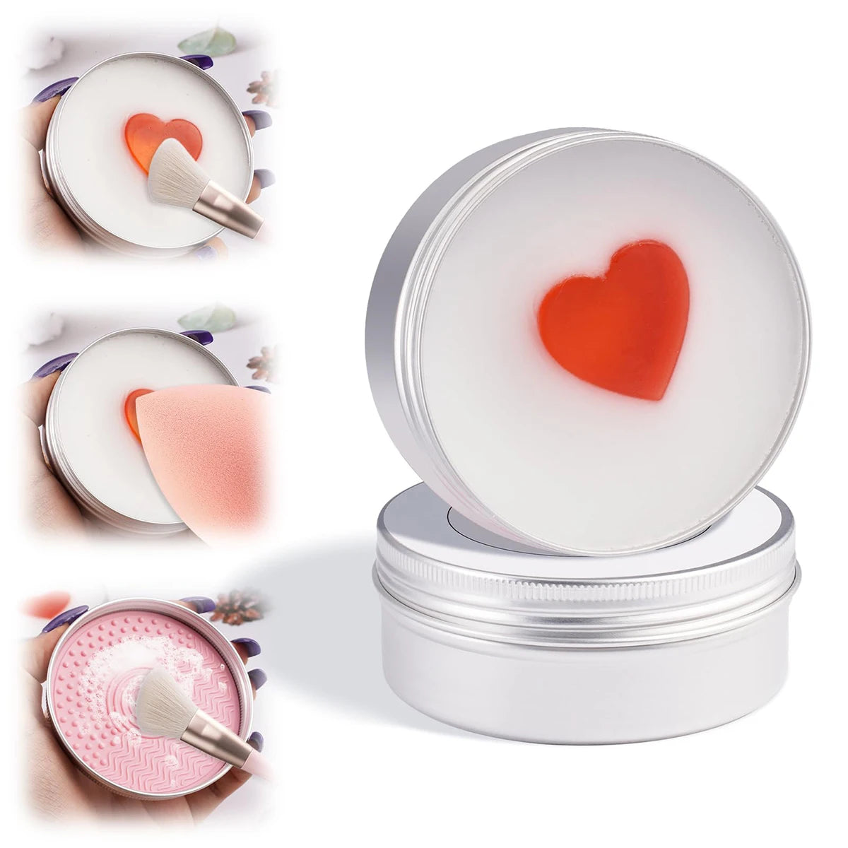 Makeup Brush Cleaner Soap & Silicone Mat – Deep Clean Brush Cleaner Soap Oasis Select