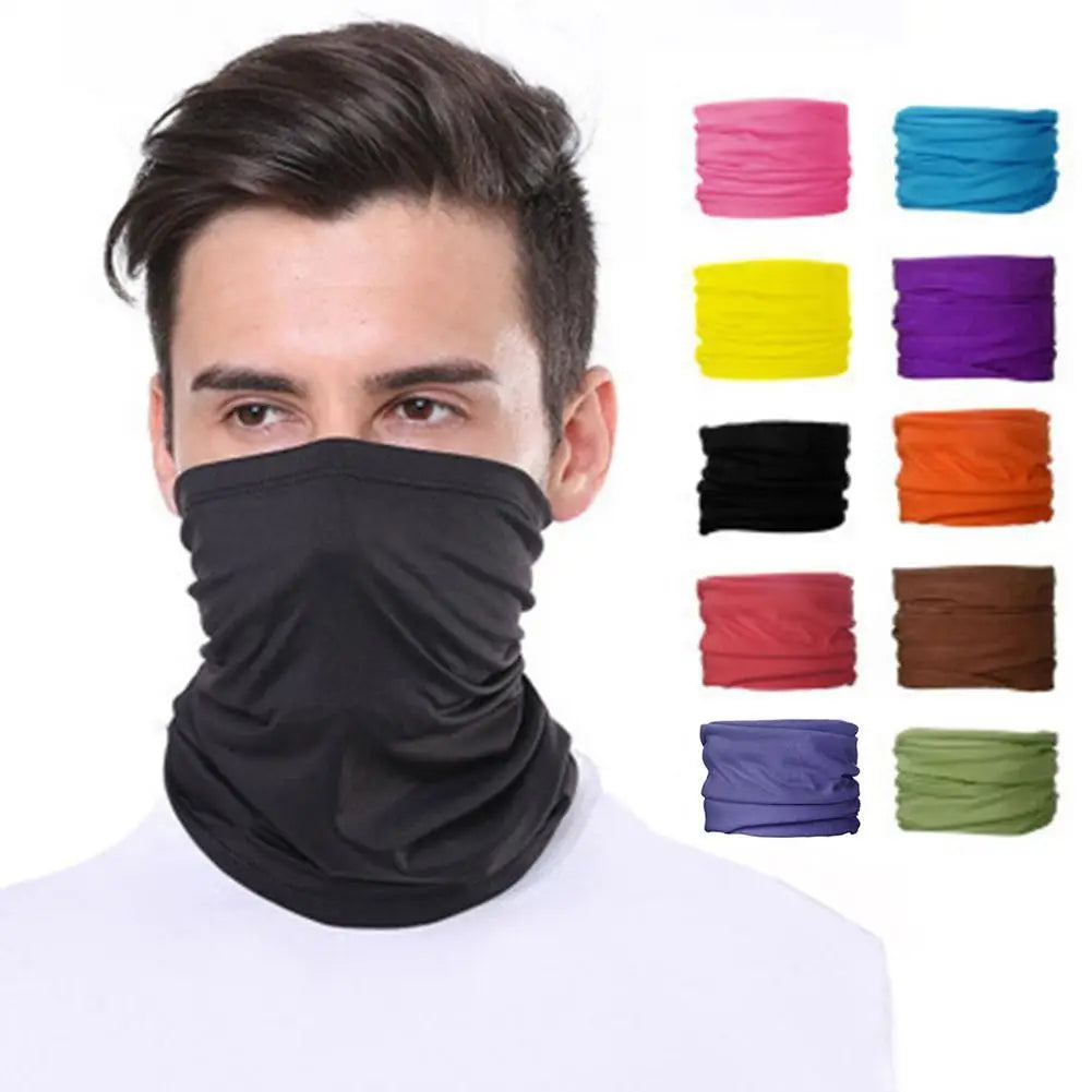 Silk Scarf Unisex Magic Scarf Outdoor Sports Headband Bike Cycling Balaclava Neck Tube Warmer Riding Bandanas Face Mask Oasis Select
