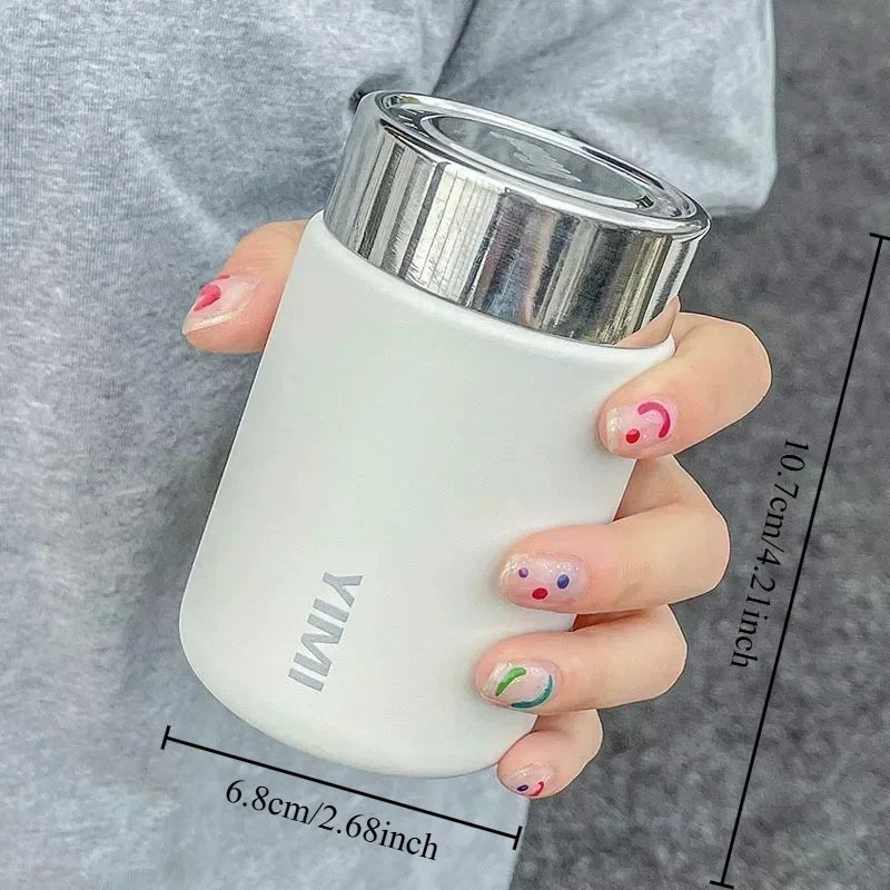 1pcs Mini Insulated Cup Made of Stainless Steel with High Aesthetic Value Cute and Portable Small Business Gift Oasis Select Small White 51-100ml