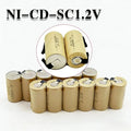 Screwdriver Electric Drill SC Batteries 1.2V 2800mAh Sub C Ni-Cd Rechargeable Battey With Tab Power Tool NiCd SUBC Cells Oasis Select 6 PCS