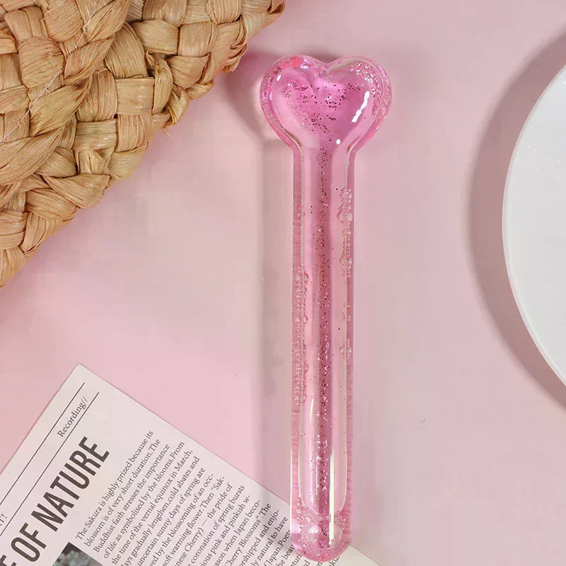 Heart Shape Ice Globes For Women Facials Cooling Beauty Balls Face Roller Compress Ice Ball Eye Massager Freezer Globes Tool Oasis Select