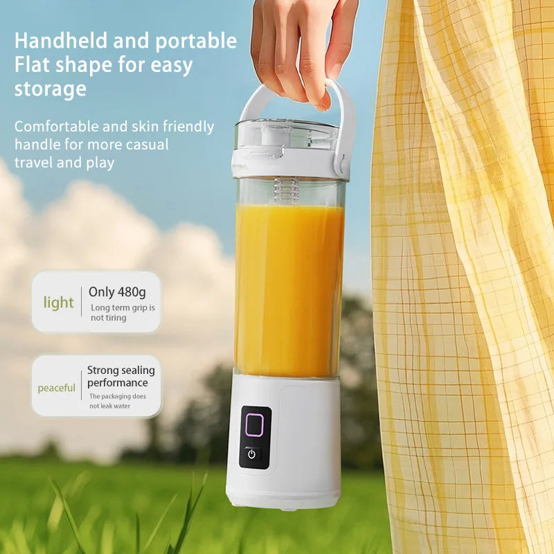 Portable USB Rechargeable Wireless Juicer Blender Cup 600ml