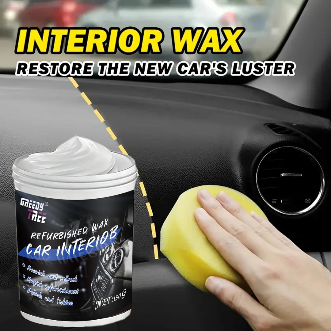 Car Interior Wax – Plastic Trim Restorer, Tire Shine & Anti-Aging Glaze