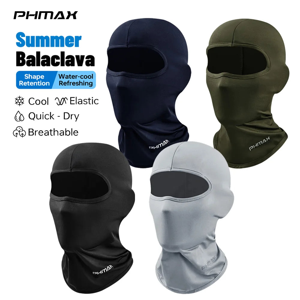 PHMAX Summer Cycling Balaclava UV Protection Face Mask Windproof Breathable Bicycle Moto Headwear Outdoor Sports Hat Scarf Hood Oasis Select