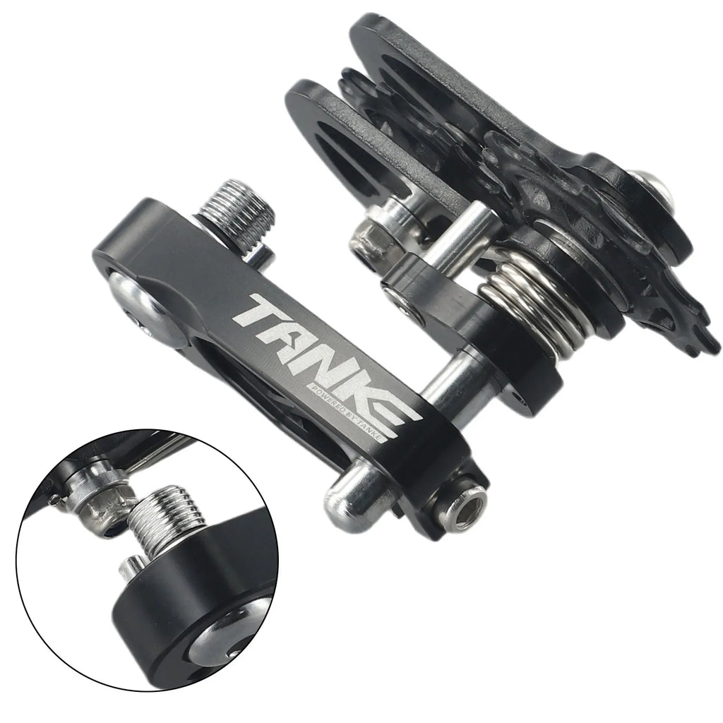 Anti-Drop Link Chain Tensioner Aluminum Alloy Chain Guide Floating Pulley Adjust Wheel Bike Bicycle High Quality Hot Sale Oasis Select