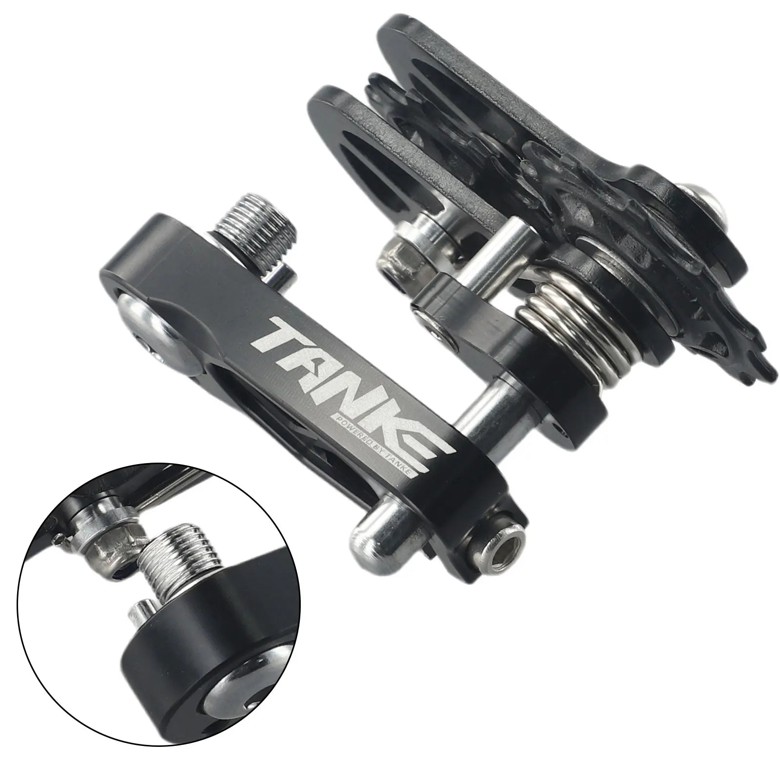 Anti-Drop Link Chain Tensioner Aluminum Alloy Chain Guide Floating Pulley Adjust Wheel Bike Bicycle High Quality Hot Sale Oasis Select