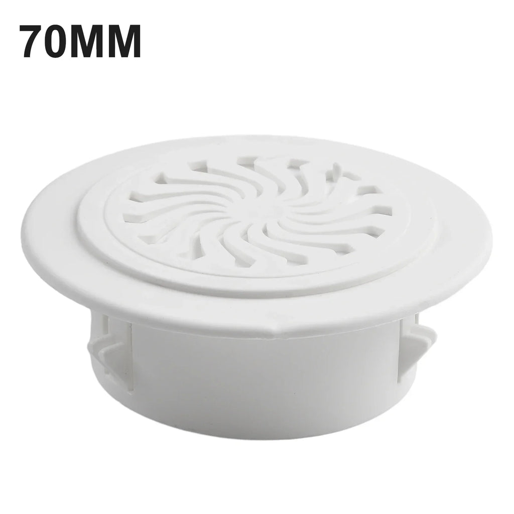 1pc Plastic Cover For Air Conditioning Holes Openings With Shutters Ventilation Grille Wall Hole Decoration 40-100mm Oasis Select 70mm