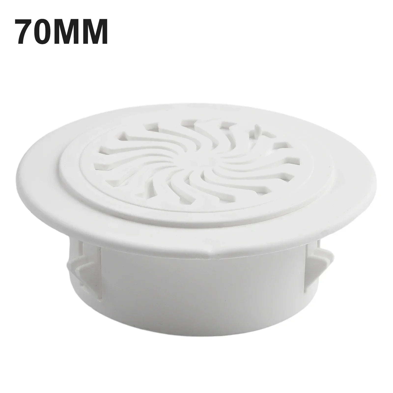 1pc Plastic Cover For Air Conditioning Holes Openings With Shutters Ventilation Grille Wall Hole Decoration 40-100mm Oasis Select 70mm