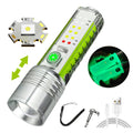 ESMARTER 30W Zoomable LED Flashlight | Type-C & UV | 1500m Beam
