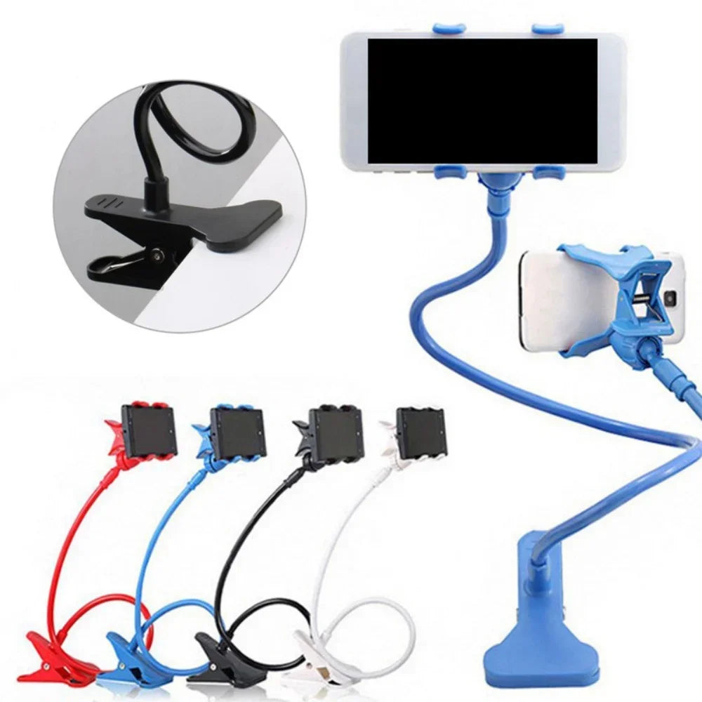 Universal Mobile Phone Bracket Clamp Bedside Desktop Long Arm Lazy Person Phone Stands Support For iPhone Xiaomi Huawei Samsung Oasis Select