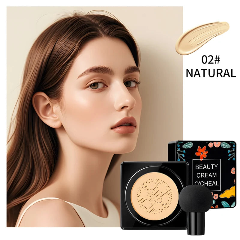 O'CHEAL Mushroom Cushion CC Cream – Coverage & Oil Control