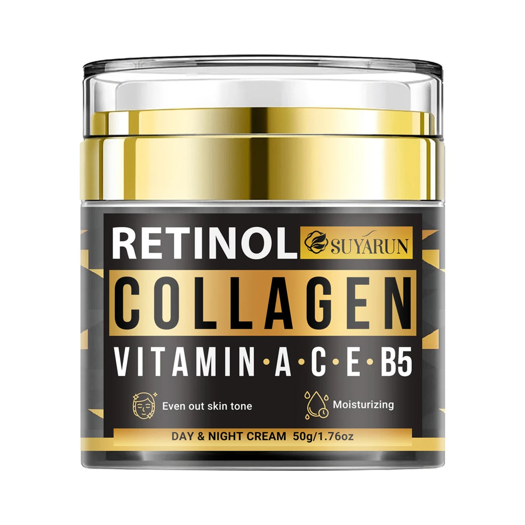 SUYARUN Collagen Retinol Face Cream – Vitamin C&E Moisturizer