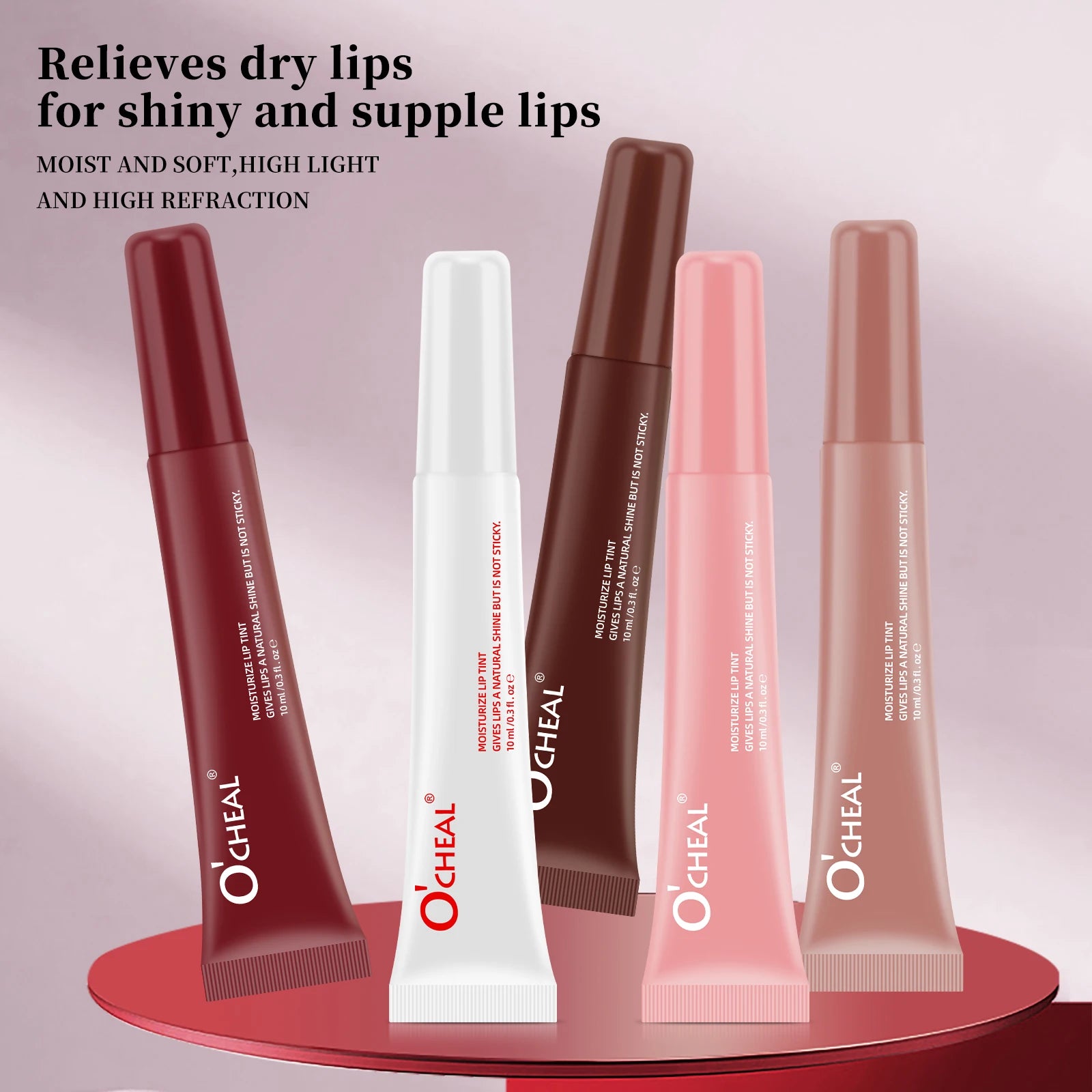 O'Cheal Moisturizing Lip Gloss Plumper – 5 Shades | 10ml