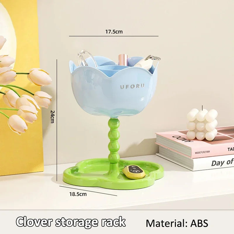 Blossom Inspired Home Decoration Piece, Multi-purpose Desktop Storage, Makeup Organizer, Key Holder & Assorted Tray Oasis Select A2