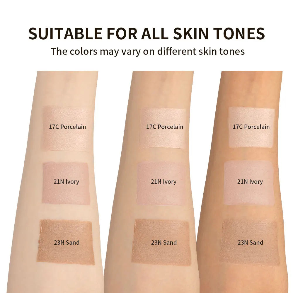 Base Korean Makeuo Cushion Foundation Long Lasting High Coverage Foundations CC Cream Sunscreen BB Cushion Make Up Beauty Oasis Select