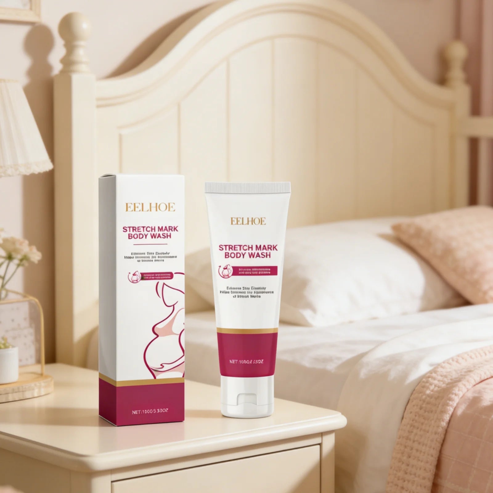 EELHOE Stretch Mark Body Wash – Firming Pregnancy Shower Gel Stretch Mark Body Wash Oasis Select