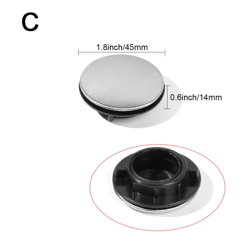 Faucet Hole Cover Water Blanking Plug Stopper for Practical Sink Tap Kitchen Drainage Seal Anti-leakage Washbasin Accessories Oasis Select C