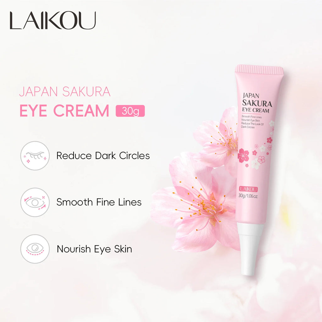 LAIKOU Japan Sakura Eye Cream 30g – Brighten & Moisturize