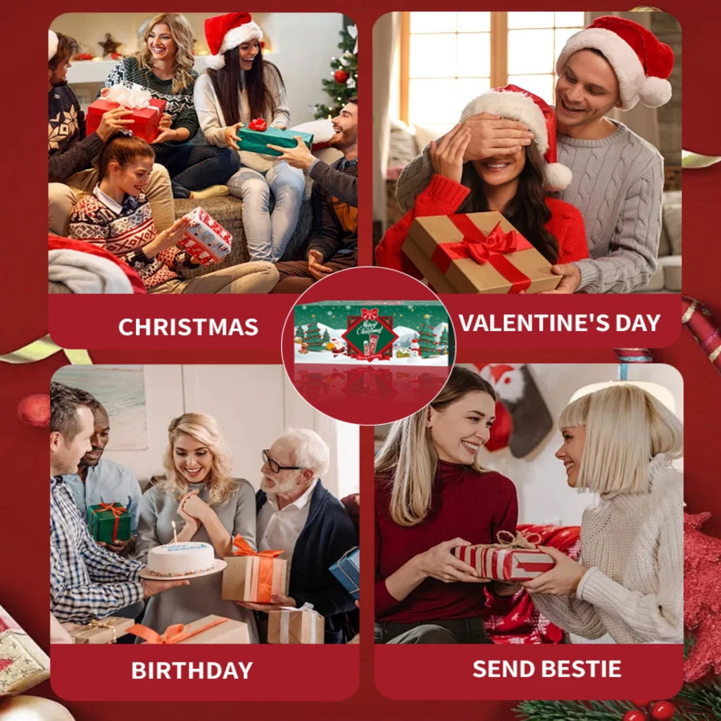 Christmas gift set distribution 120PCS/box in bulk, lip balm in bulk, hand cream in bulk, Christmas cards, gift gauze bags Oasis Select