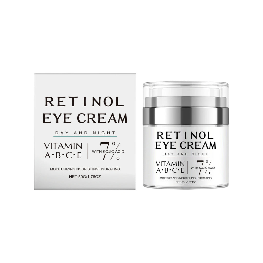 Retinol Eye Cream for Dark Circles Removal Against Aging Anti Wrinkle Remover Puffy Eyes Treatments Under-Eye Fat Removal Cream Oasis Select 50g boxed