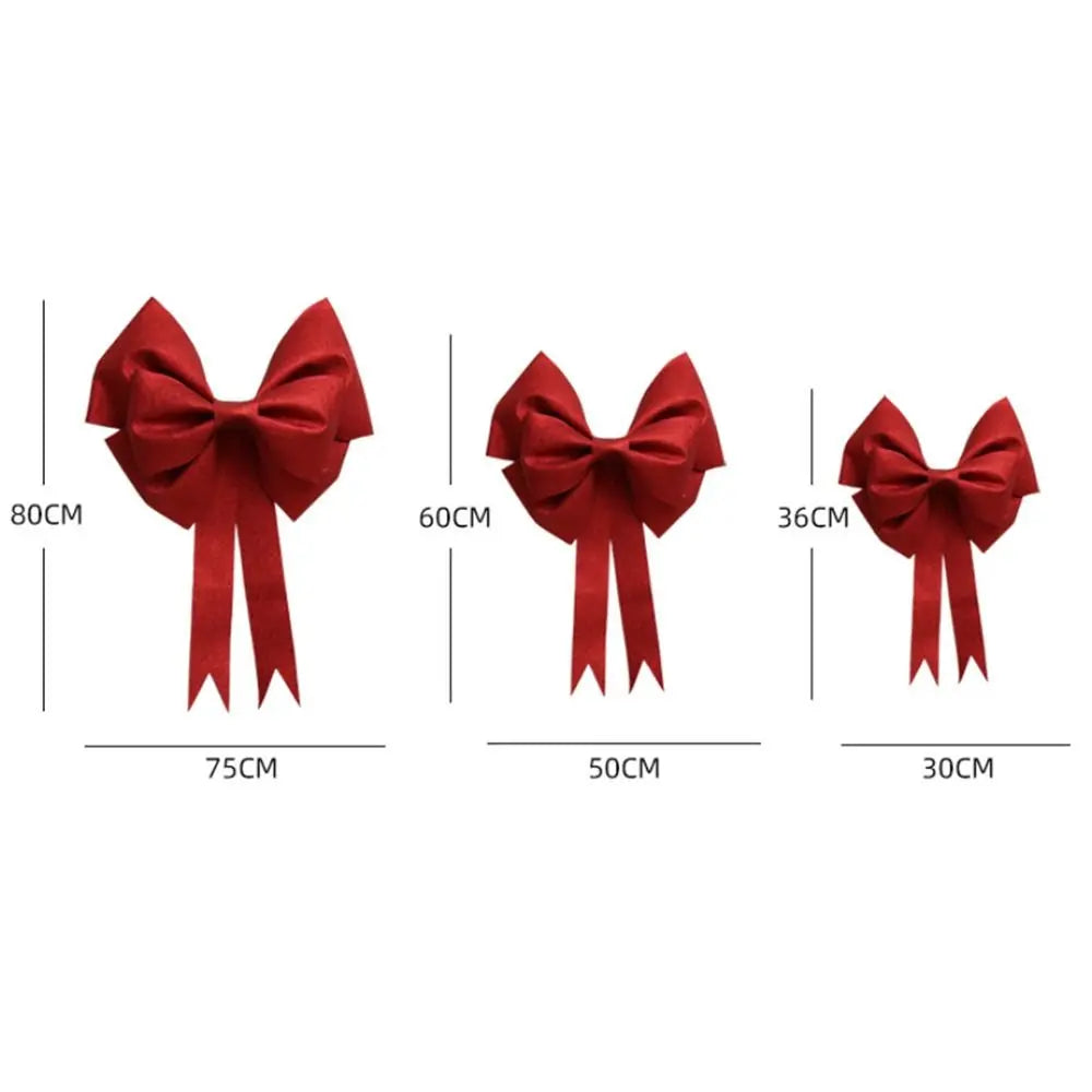 Giant Christmas Bow DIY Kit – 30/50/75cm Holiday Decor
