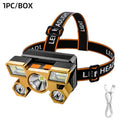 Rechargeable LED Headlamp – Camping, Fishing & Hiking
