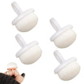 4-Pack Ring Nail Dust Brushes – Soft Manicure Cleaning Set Nail Cleaning Brush Oasis Select A