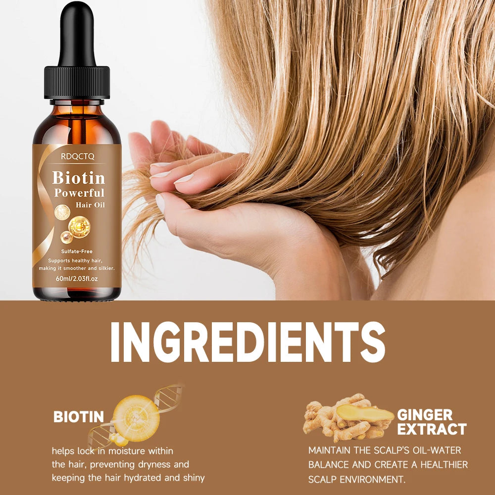 Biotin Hair Oil – Nourishing Treatment for Dry Hair