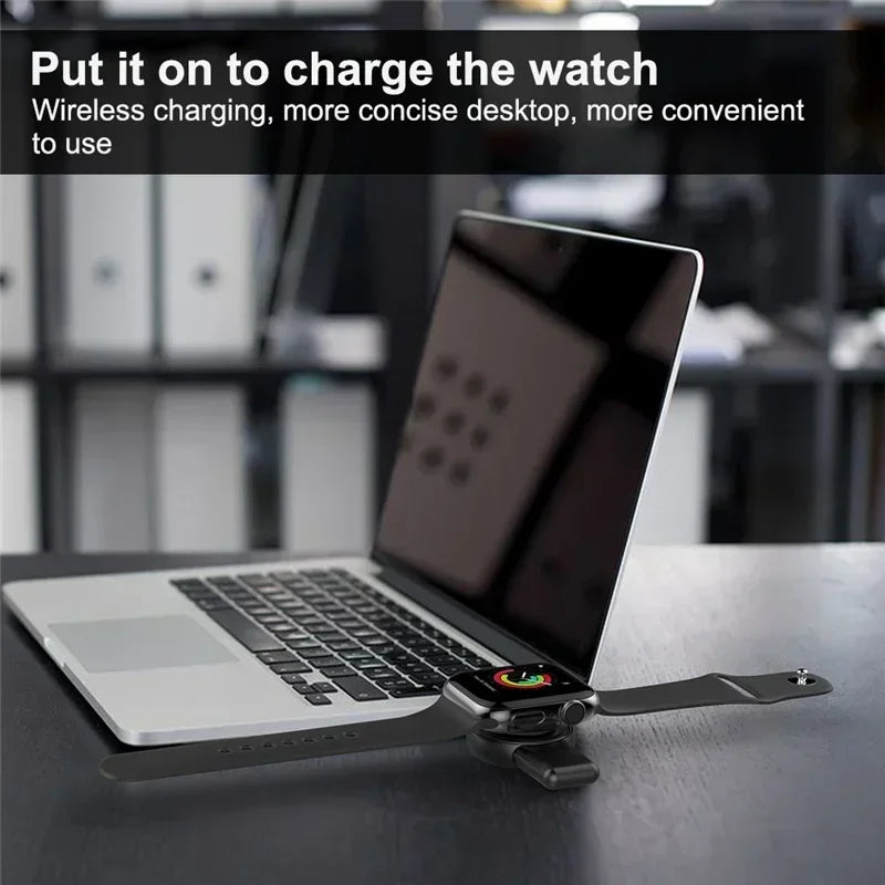 2 In 1 USB Type C Magnetics Watch Wireless Charger for Samsung Watch Galaxy 4 5 6 Active 1/2 Apple IWatch 2-8 SE Charging Stand Oasis Select