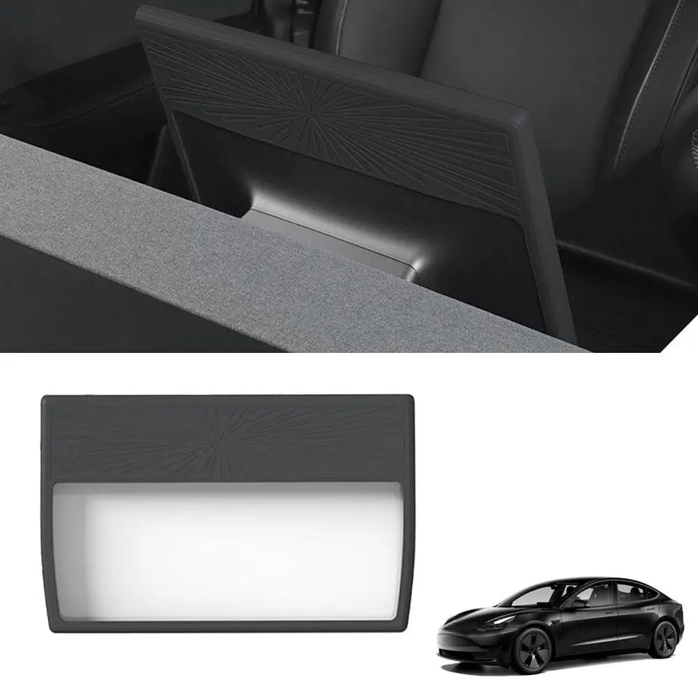 For Model3/Y 2025 Center Console Screen Protector Full Wrap Silicone Frame Edge Cover Interior Accessories Oasis Select Black