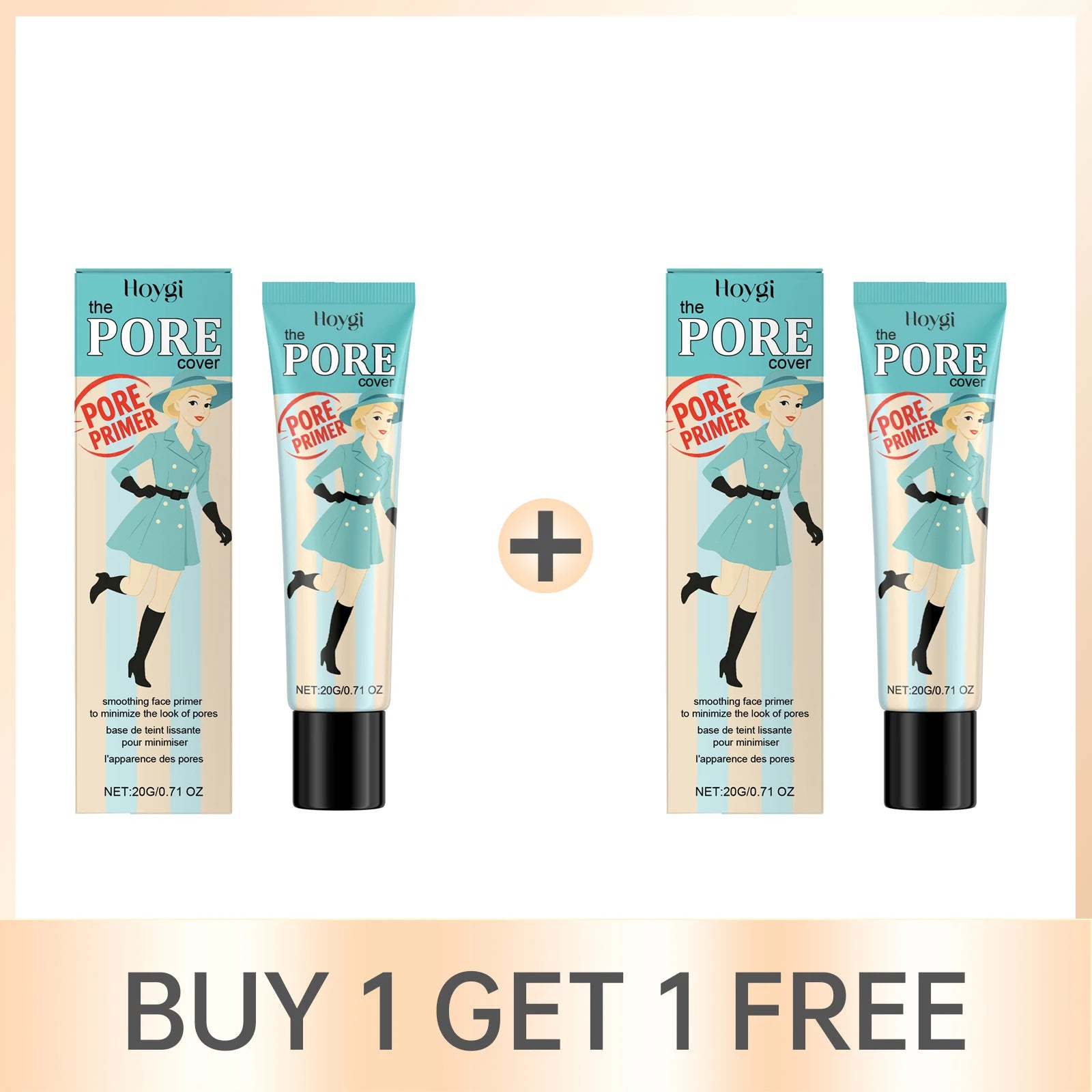 Pore Cover Primer Minimize Pores Oil Control Even Skin Tone Anti Acne Smoothing Waterproof Moisturizing Before Makeup Oasis Select Buy 1 Get 1 Free