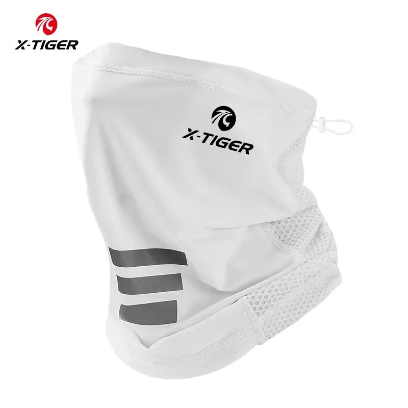X-TIGER Cycling Face Mask Absorb Sweat Breathable Fishing Training Sport Face Scarf Neck Gaiter Summer Face Bandana Oasis Select XM-DPMZ-1003