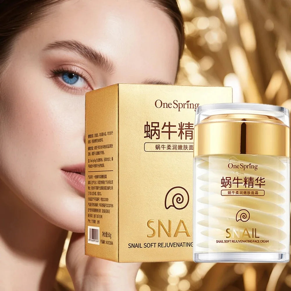 SADOER Snail Extract Face Cream 50g – Moisturizing & Smoothing Facial Moisturizer Cream Oasis Select