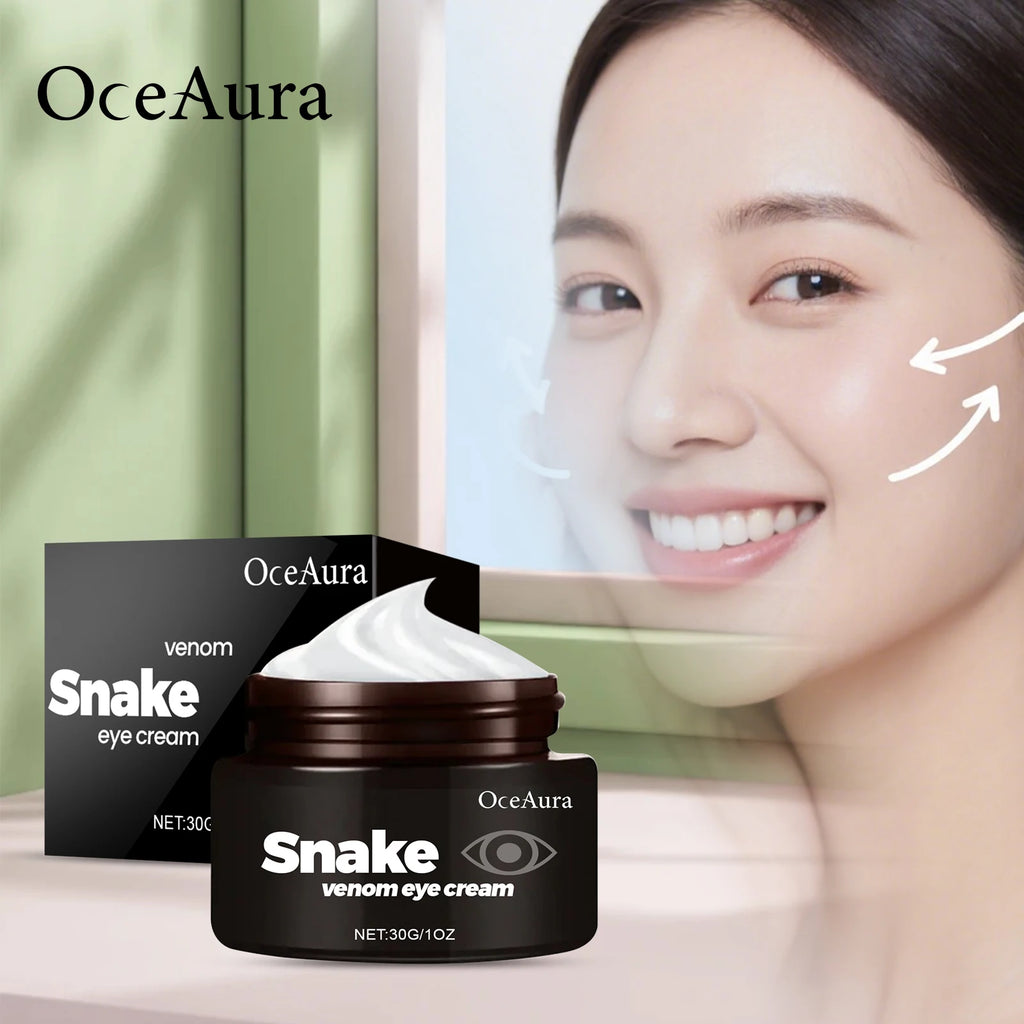 Snake Venom Eye Cream Reduce Wrinkle Eye Bag Against Puffiness Firming Moisturizing Brighten Eye Skin Anti Dark Circle Eye Cream Oasis Select