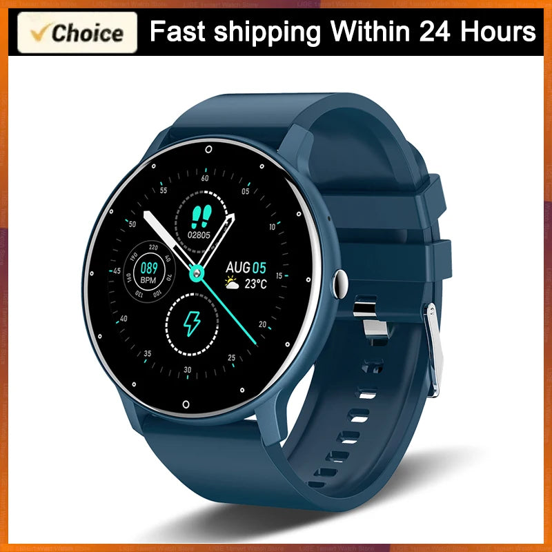 LIGE Smart Watch – Fitness Tracker, Heart Rate, Waterproof