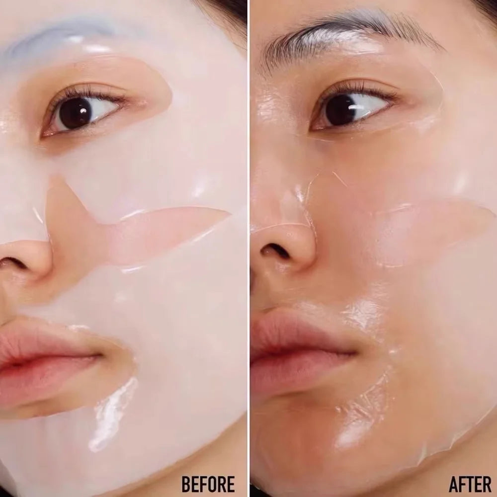 5pcs*30ml Hot Sale Seaweed Collagen Filling Crystal Mask Replenishing Fruit Jelly Skin Transparent Mask Skin Care Masque Oasis Select