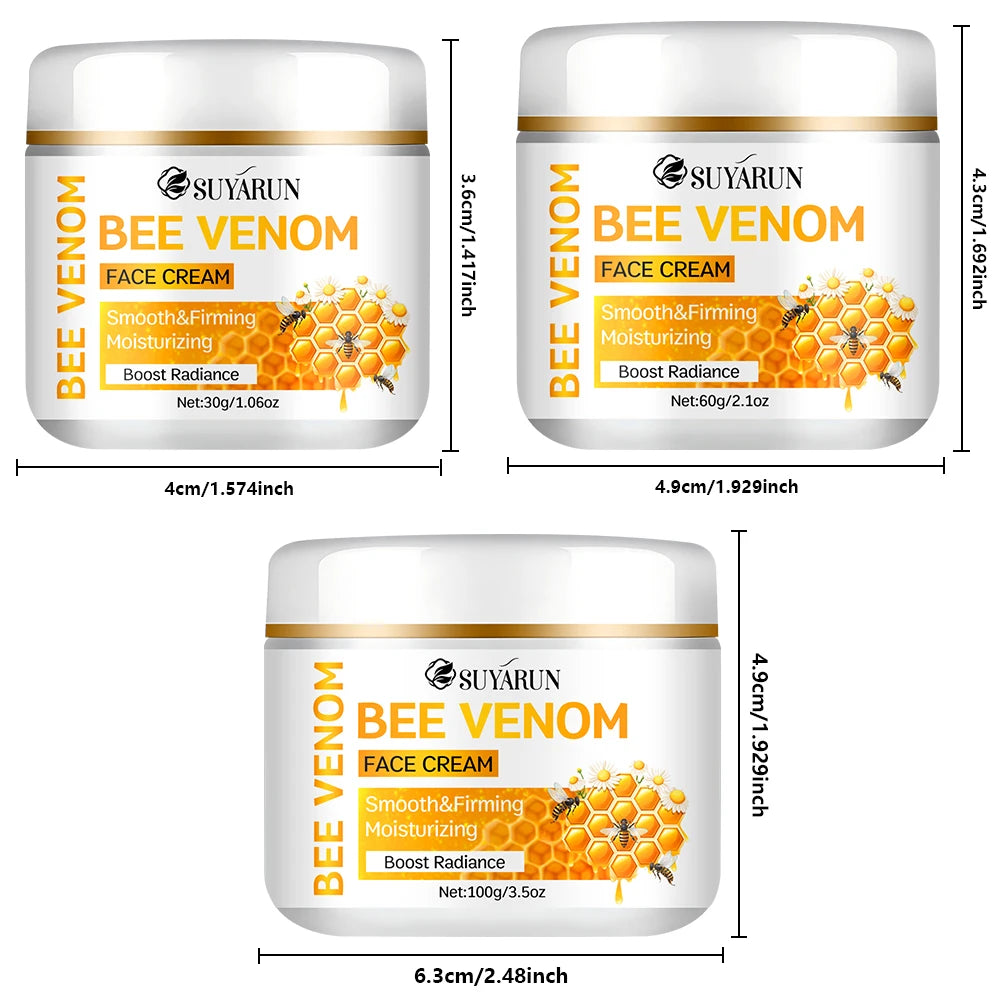SUYARUN Bee Venom Cream – Anti-Aging Moisturizer with Aloe Anti-Aging Face Cream Oasis Select