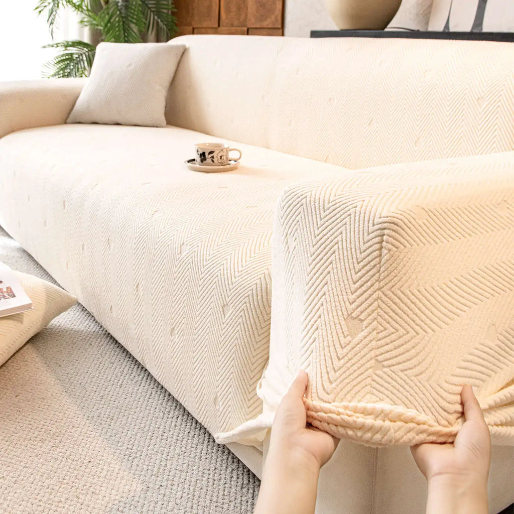All-inclusive New Sofa Cover Jacquard Velvet Sofa Cover All-season Universal Anti-cat Scratch Sofa Cover Couch Covers for Sofas Oasis Select