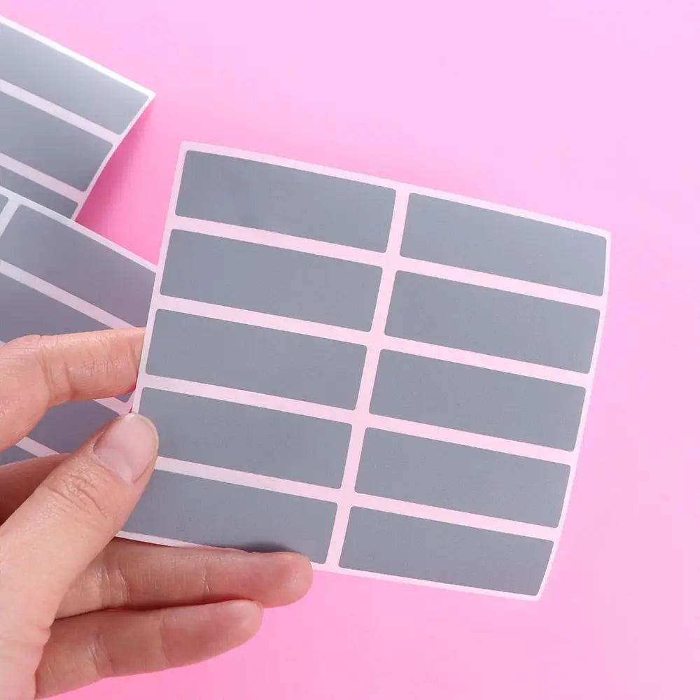 100pcs Rectangular Scraping Stickers Scratch Cards Funny Creative Scratch Off Stickers Adhesive Scratch Off Cards Oasis Select