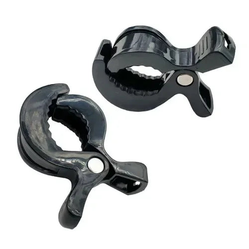 4/2PCS Baby Stroller Clamp Alligator Clip Pram Peg Portable Stroller Hook Baby Car Seat Clips Toddler Baby Stroller Accessories Oasis Select black 2pcs