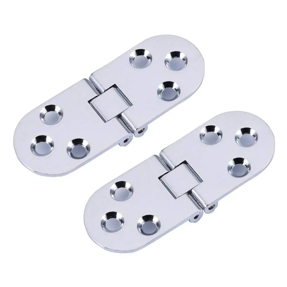 Zinc Alloy Cabinet Hinges 180 degree Door Semicircle Door Hinge Butterfly-shaped Flush Hinges Oasis Select Color 2