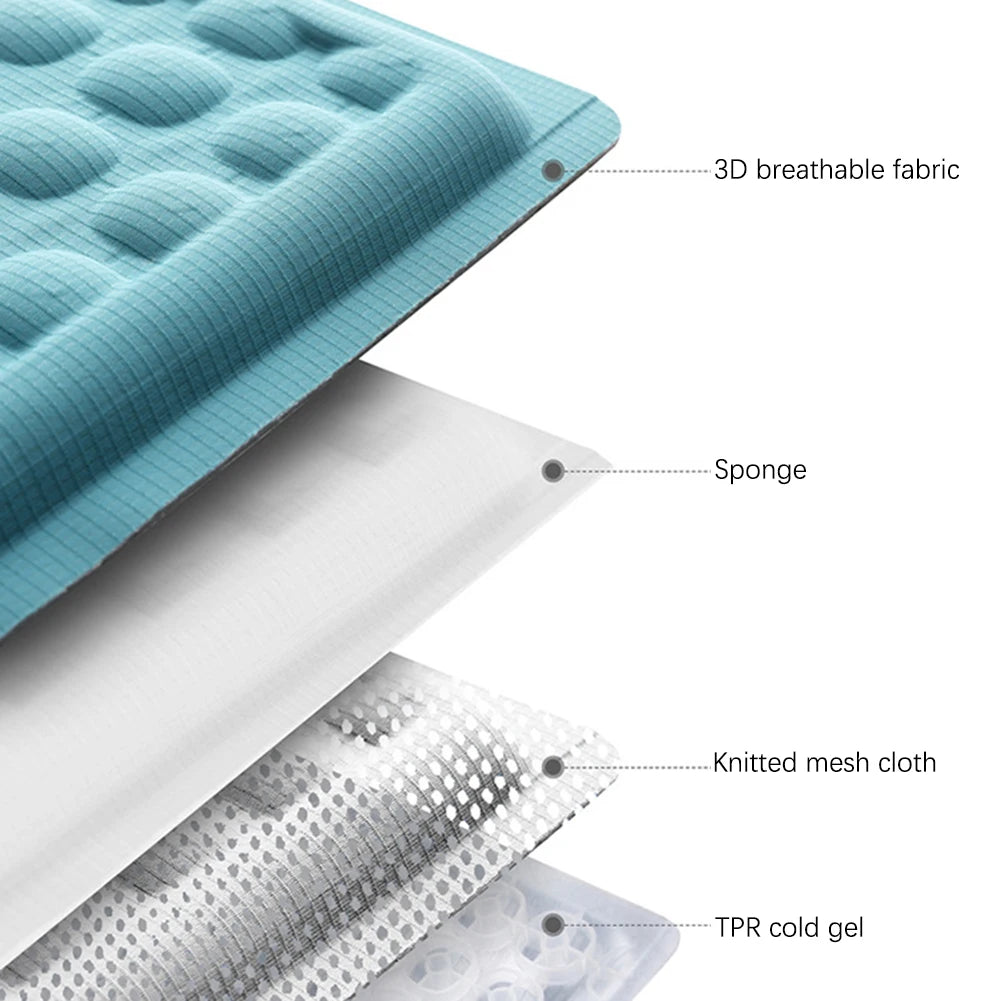 Gel Cooling Seat Cushion – Non-Slip for Car & Office Chair