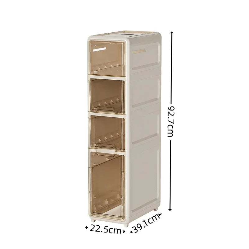 Multi-functional Crack Locker, Clothing Sundries, Drawer Type Storage Cabinet, Bathroom Gap, Layered Storage Cabinet Oasis Select B-fourth floor