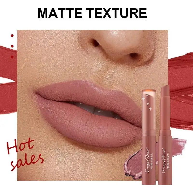 Dragon Ranee Matte Nude Lipstick Pencil Set – 3pc Waterproof