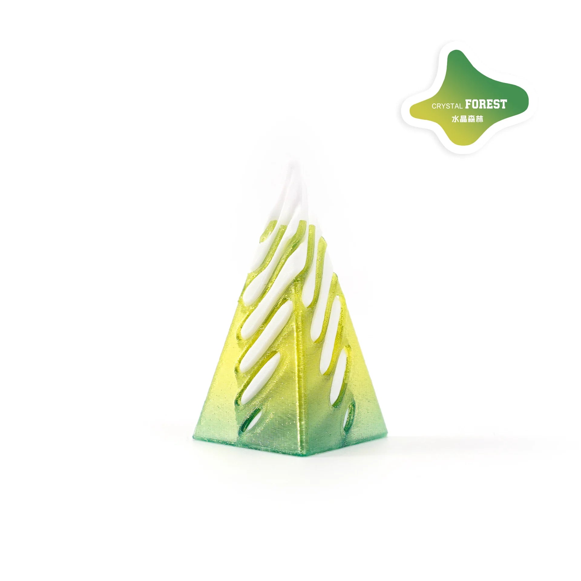 3D Printed Helix Screw Rotating Toys Stress Reducing Tool Pyramid