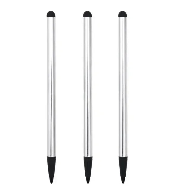 1/2/3/6pcs Universal Tablet Pen Phone Capacitive/Resistive Stylus Pen For Ipad Android All Touch Screens Rubber Stylus Pens Oasis Select Silver 3PCS