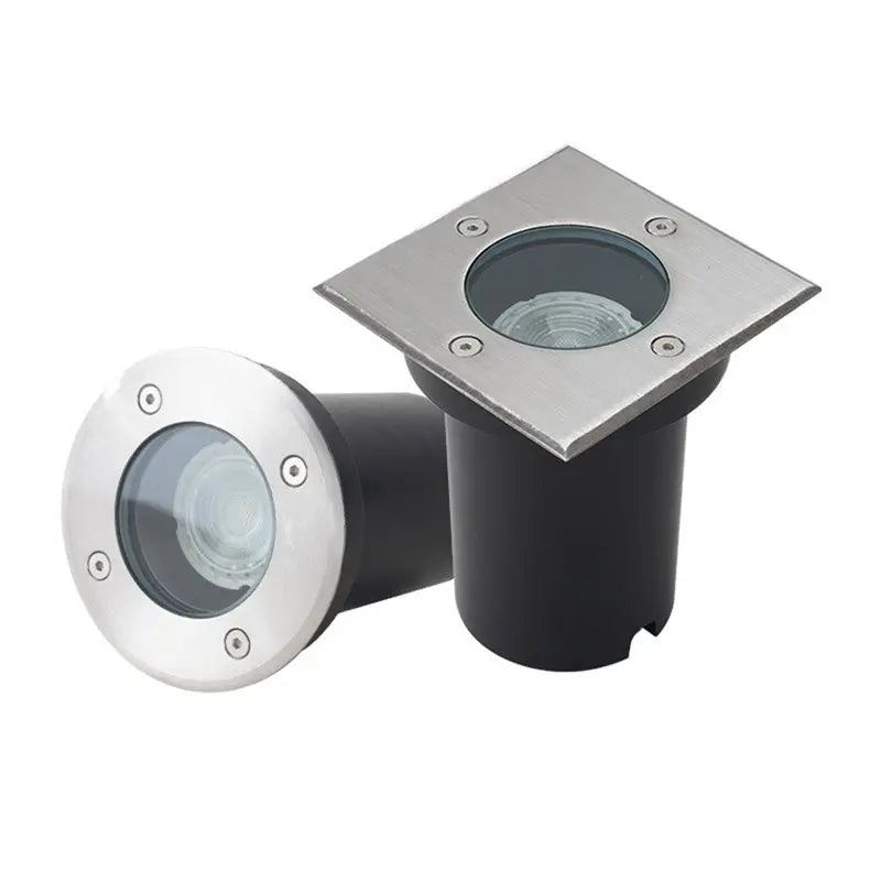 LIKE WISH For GU10 LED Underground Light Floor Lamp Outdoor Ground Spot Landscape Garden Path For GU10 Bulb Casing Buried Lamp S Oasis Select