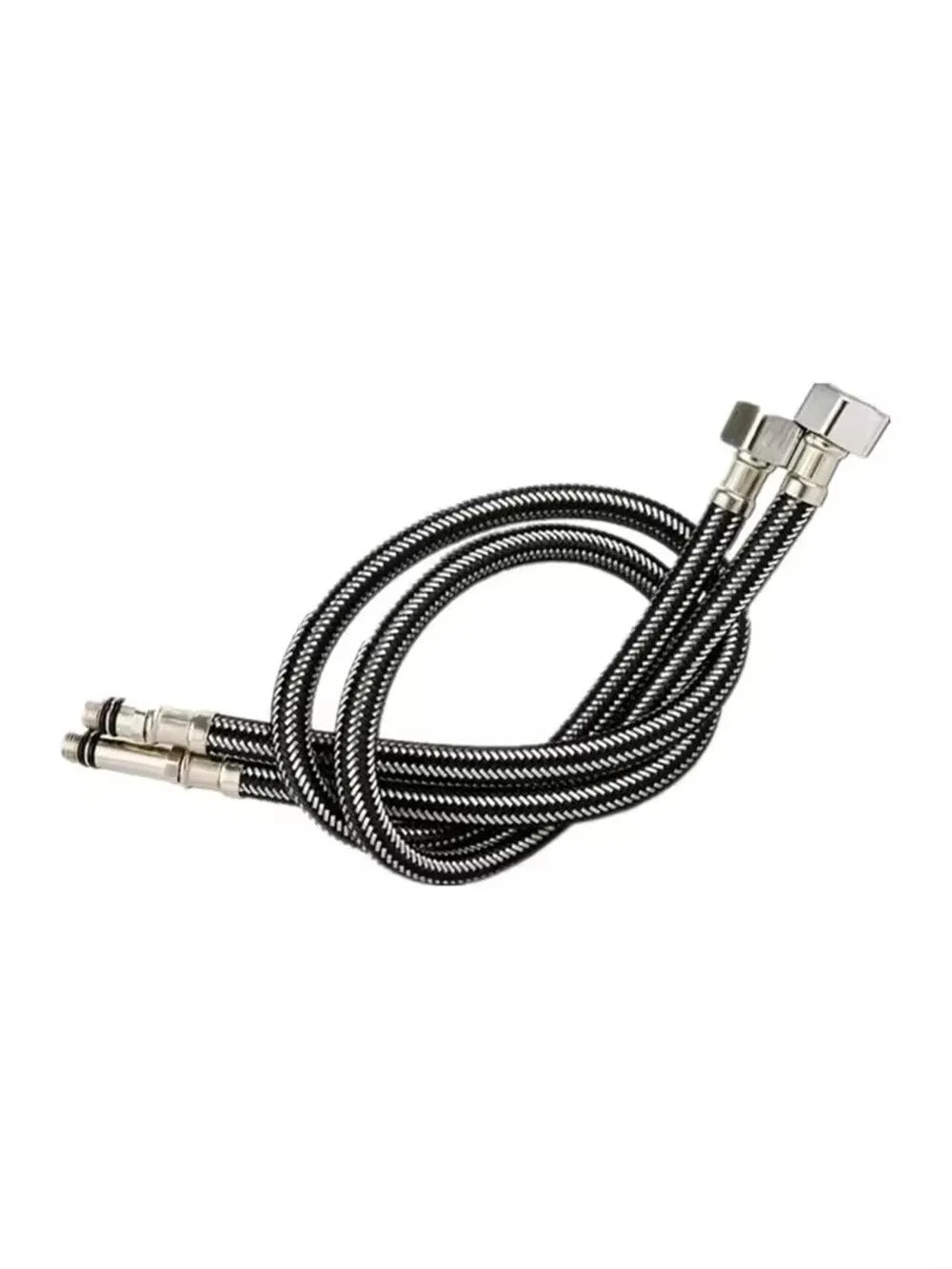 G1/2'' Stainless Steel Nylon Braided Tube Pipe Hose Silicone Plumbing Thermoresistant Tap Basin Faucet Sink Kitchen Bathroom Oasis Select