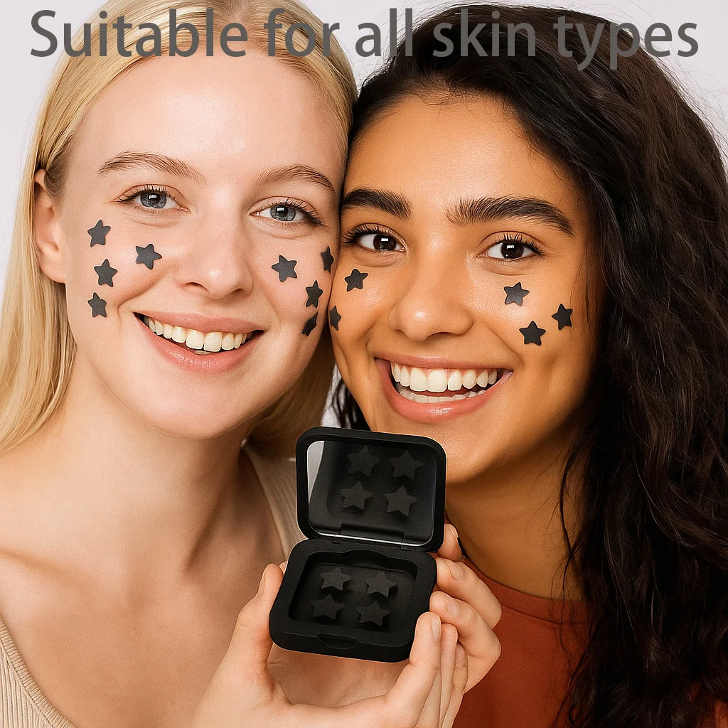 60 capsules/box of black star water-based gel acne mask, gentle on the skin, perfect for party decoration, mirror style Oasis Select