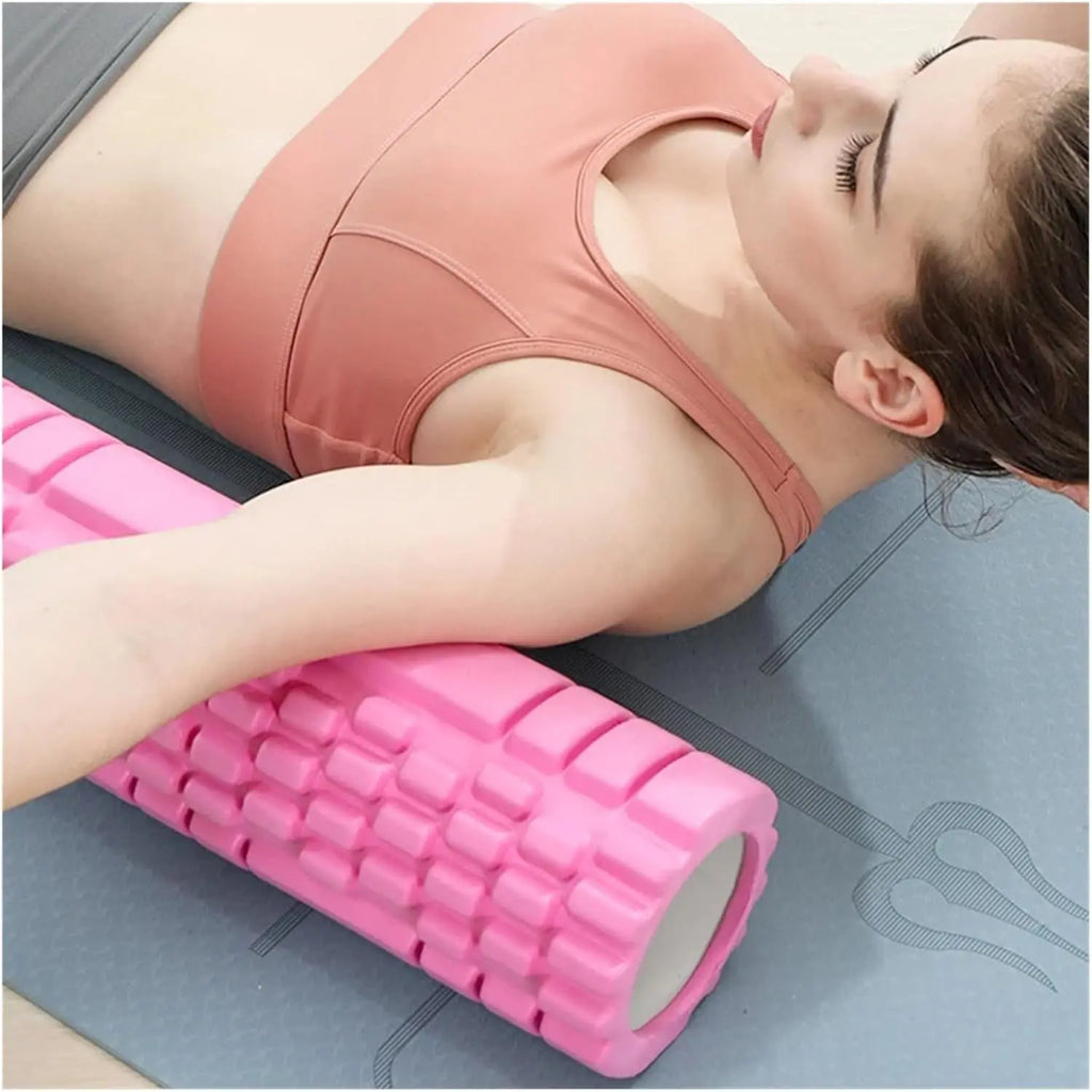 13" High-Density Foam Roller – Firm Smooth Surface for Deep Tissue Massage, Back Pain Relief & Yoga Pilates Core Workouts Oasis Select